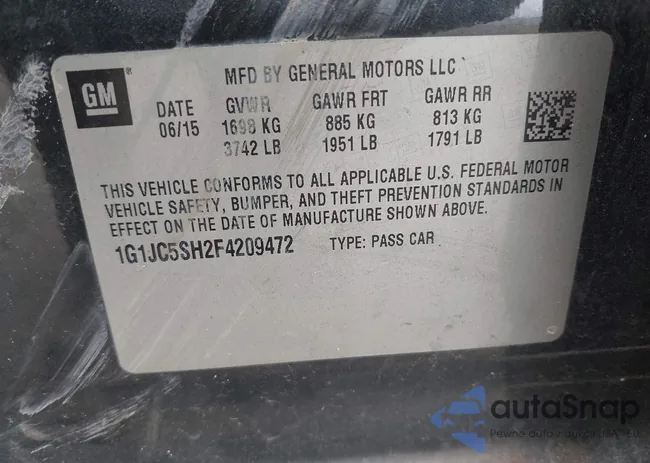 1G1JC5SH2F4209472: 43141069