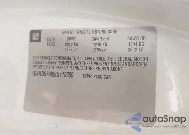 1G4HD57M59U110539: 43141315