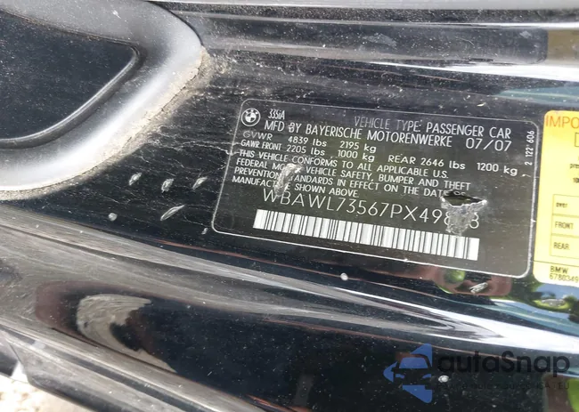 WBAWL73567PX49868: 43141554