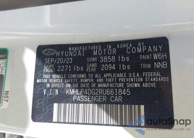 KMHLP4DG2RU661845: 43140671