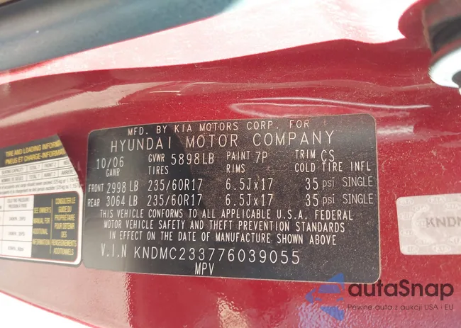 KNDMC233776039055: 43140917