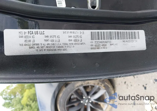 2C3CDXHG7KH607723: 43141016