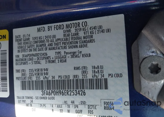 3FA6P0H96ER253426: 43142140