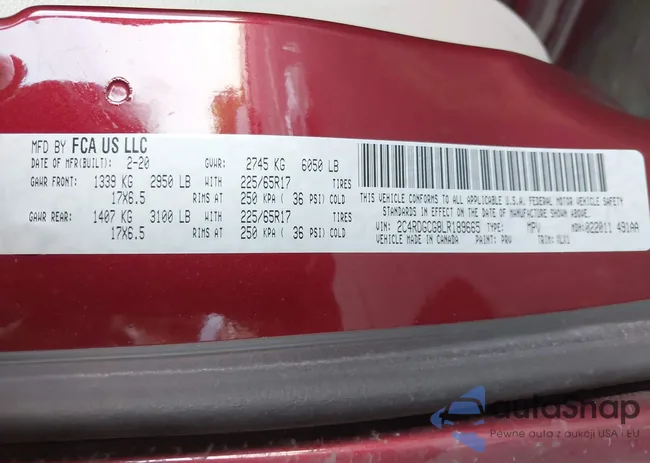 2C4RDGCG8LR189665: 43142364