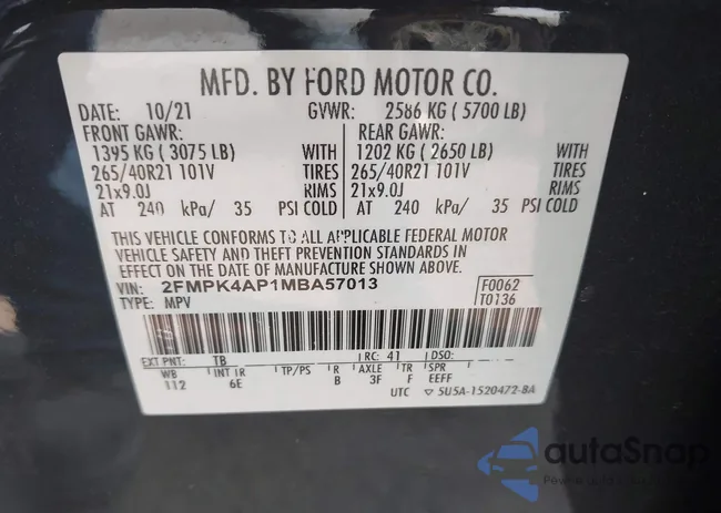 2FMPK4AP1MBA57013: 43141941