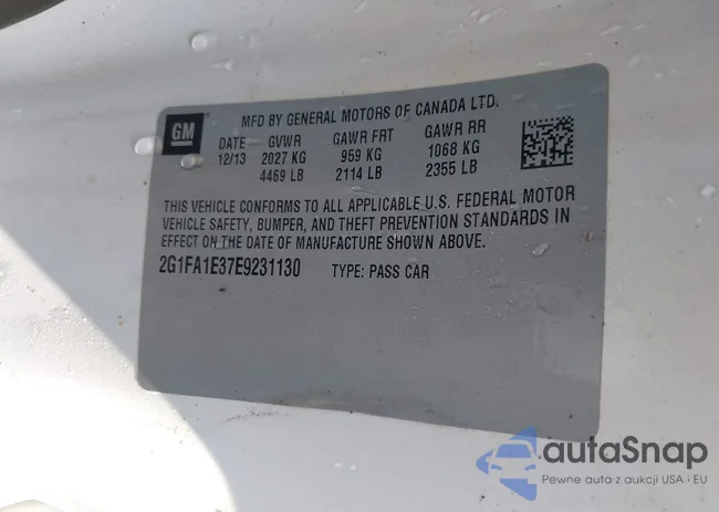 2G1FA1E37E9231130: 43142004