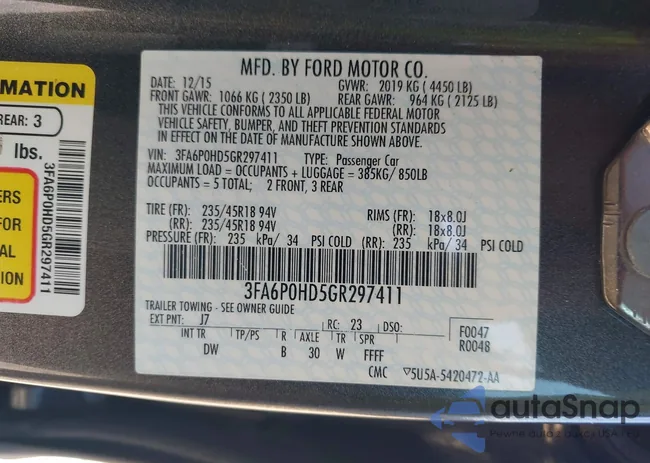 3FA6P0HD5GR297411: 43143066