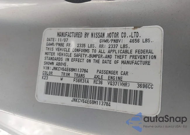 JNKCV64E68M113784: 43143077