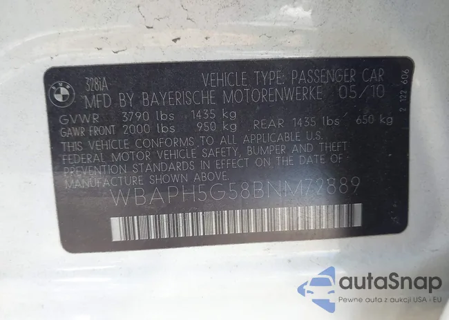 WBAPH5G58BNM72889: 43143318