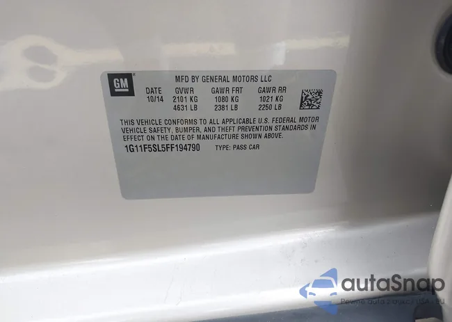 1G11F5SL5FF194790: 43142868