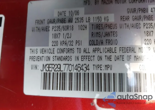 JM3ER29L770146434: 43142905