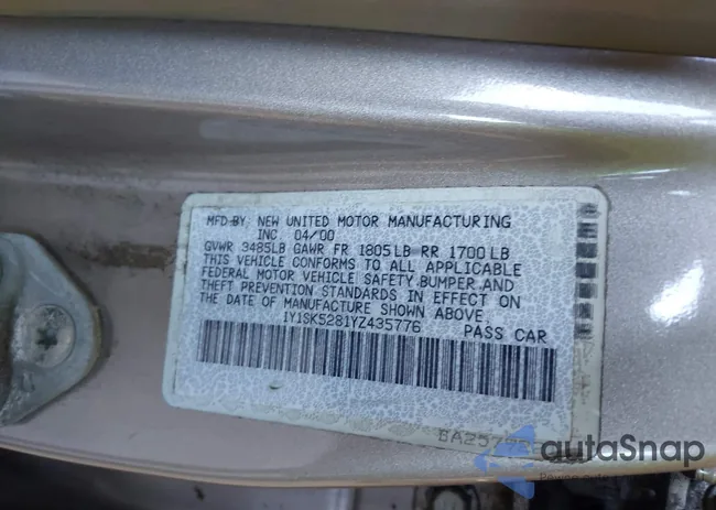 1Y1SK5281YZ435776: 43143014