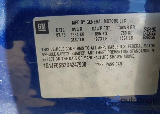 1G1JF6SB3D4247900: 43144065