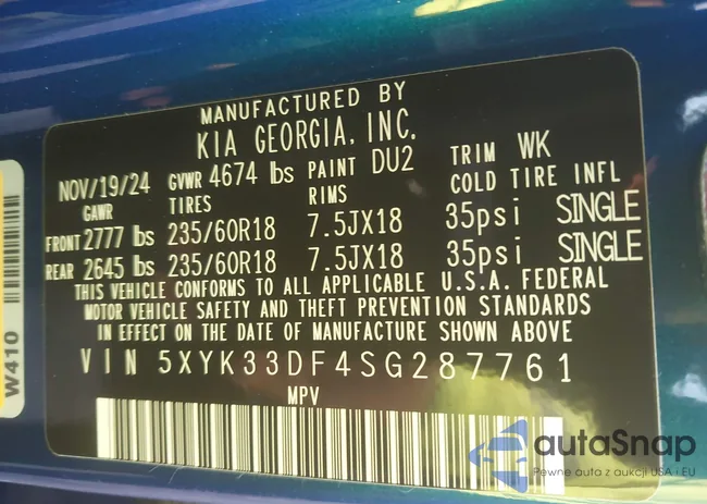 5XYK33DF4SG287761: 43144173