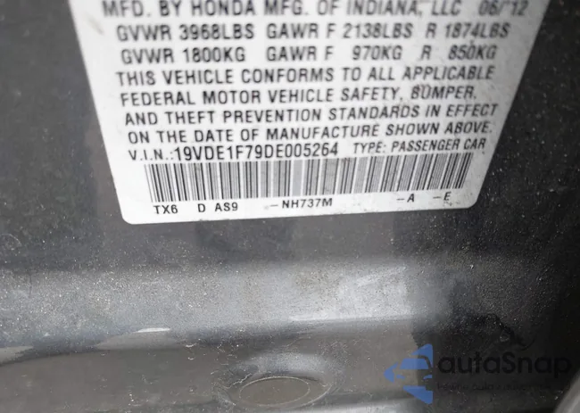 19VDE1F79DE005264: 43144600