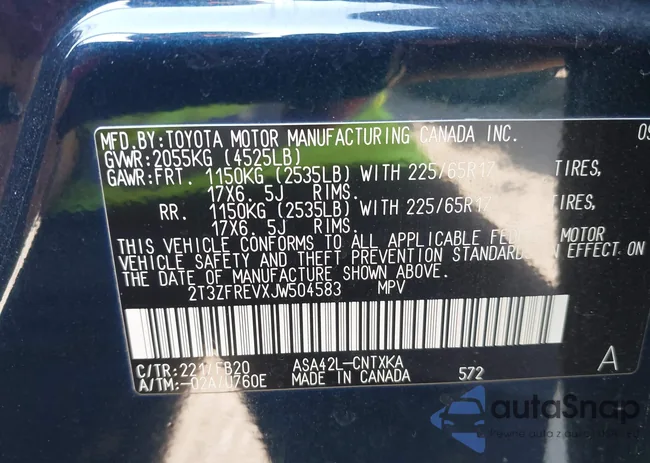 2T3ZFREVXJW504583: 43143771