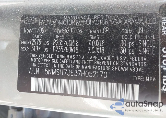 5NMSH73E37H052170: 43143935