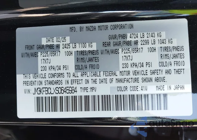 JM3KFBCLXS0645984: 43143971