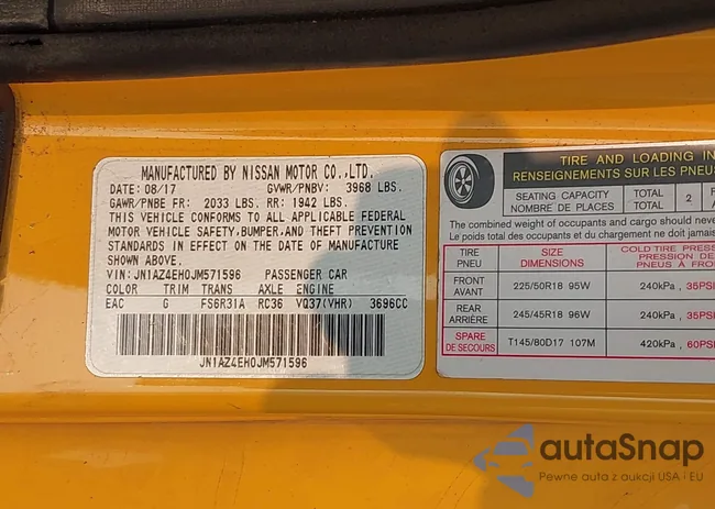 JN1AZ4EH0JM571596: 43145189