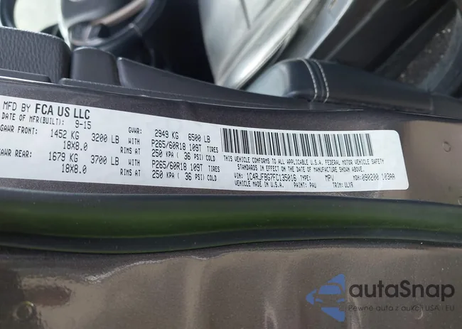 1C4RJFBG7FC135016: 43145508