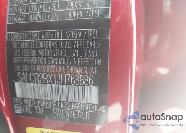 SALCR2RX1JH768886: 43145541