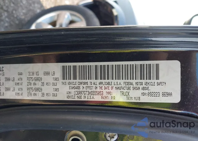 1C6RR7GT3HS555053: 43144759