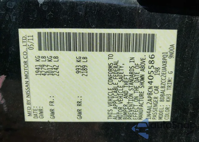 1N4AL2AP8CN405586: 43146226