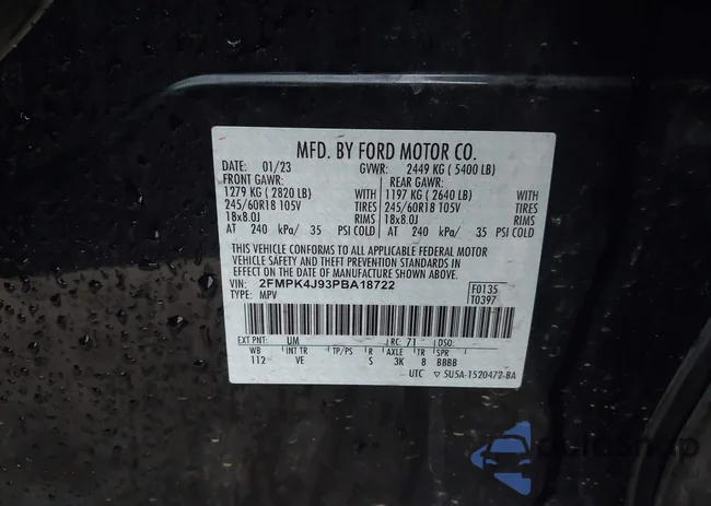 2FMPK4J93PBA18722: 43146285