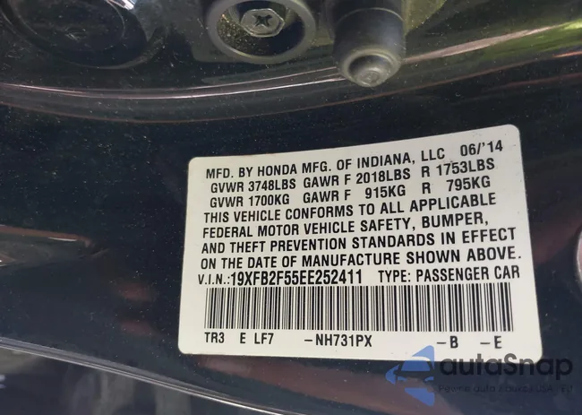 19XFB2F55EE252411: 43146338