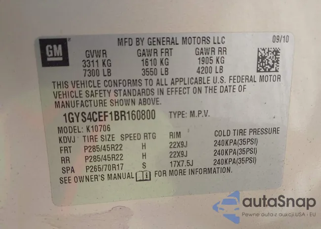 1GYS4CEF1BR160800: 43146341