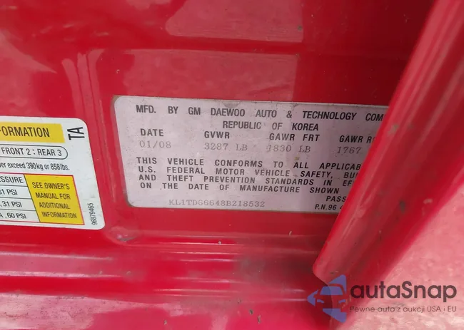 KL1TD66648B218532: 43146343