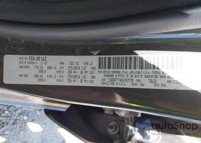 1C6SRFFT4KN707778: 43146473