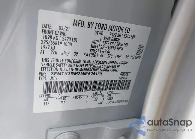 3FMTK3RM2MMA25169: 43146553