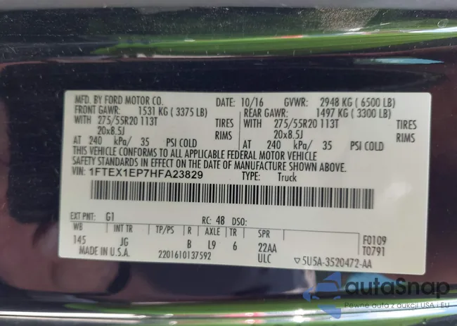 1FTEX1EP7HFA23829: 43146556