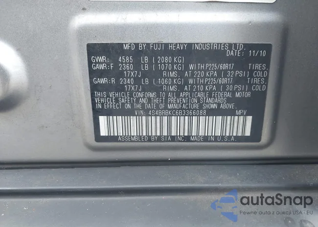 4S4BRBKC6B3366088: 43146633