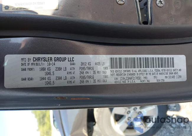 1C4NJCBA0FD170581: 43146636