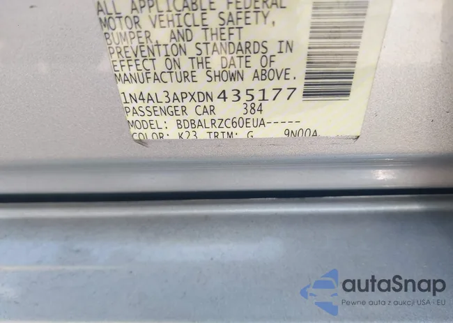 1N4AL3APXDN435177: 43146644