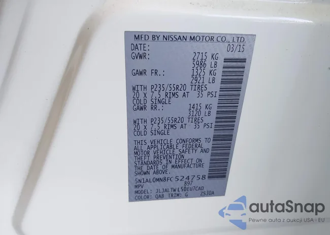 5N1AL0MN8FC524758: 43145672