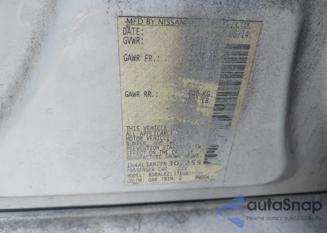 1N4AL3AP7FN307255: 43145771