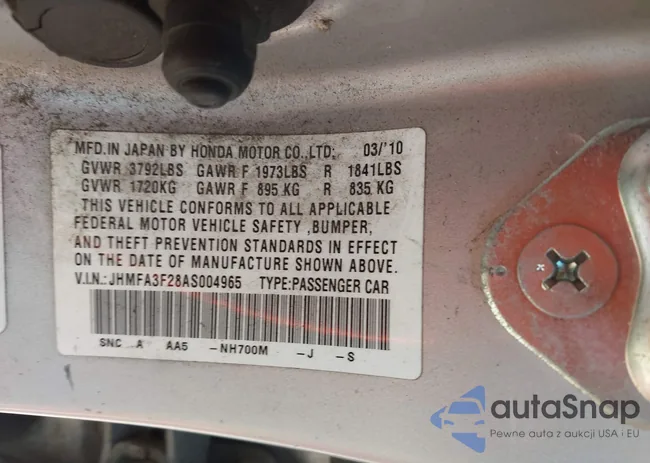 JHMFA3F28AS004965: 43145823