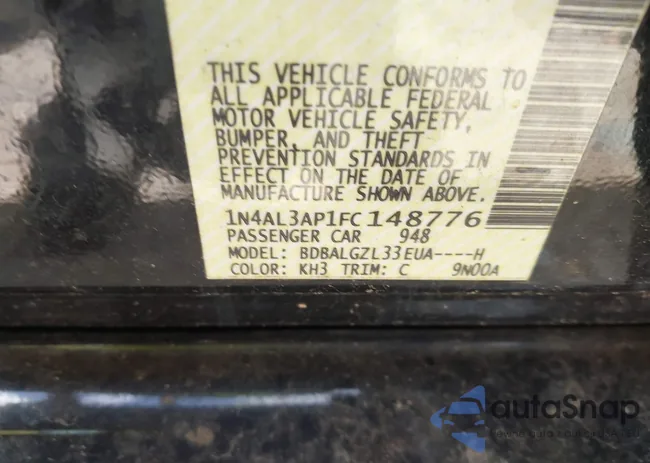 1N4AL3AP1FC148776: 43145837