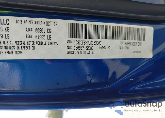 1C3CDFBH7DD153906: 43145858