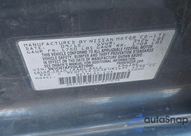 3N1CN7AP2GL827095: 43145989