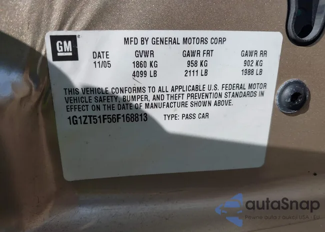 1G1ZT51F56F168813: 43147328