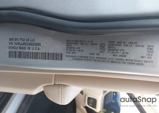 1C4RJJBGXS8633985: 43147343