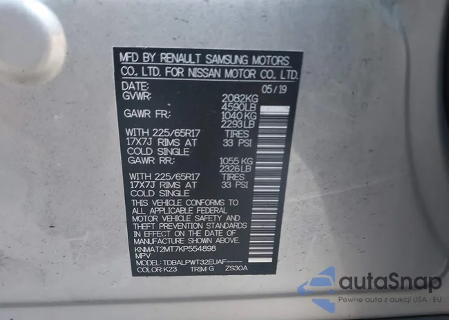 KNMAT2MT7KP554898: 43147400