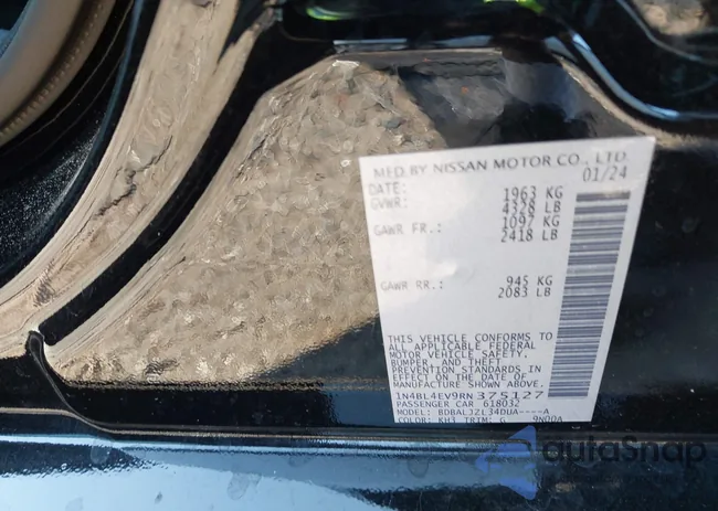 1N4BL4EV9RN375127: 43147403