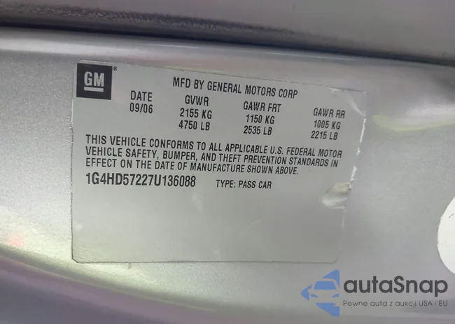 1G4HP572X8U120942: 43147435