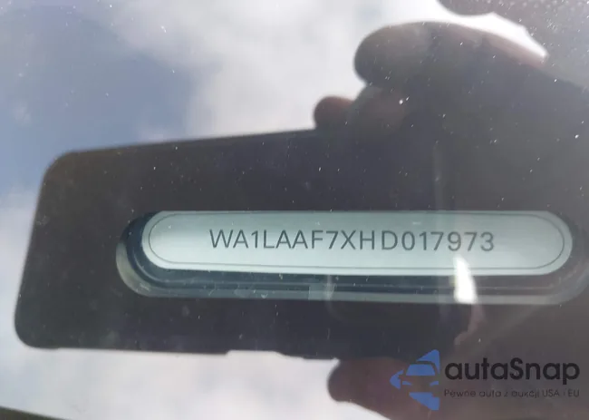 WA1LAAF7XHD017973: 43146713