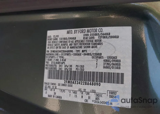 2FMDA53422BA48090: 43146905